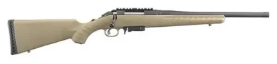 Ruger 16976 American Ranch  7.62x39mm 5+1 16.12″ Flat Dark Earth Matte Black Rig