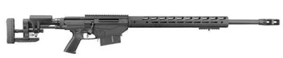 Ruger 18080 Precision 338 Lapua Mag 5+1 26″ Heavy Contour Barrel With Magnum Muzzle Brake, Tunable Compensator, Type III Hard Coat Anodized Finish, Ruger Precision MSR Stock, Optics Ready