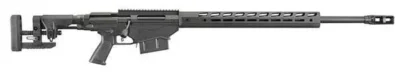 Ruger Precision 300 PRC 26″ 5+1 Black Hard Coat Anodized Left Side Folding Ruger