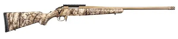 Ruger 26924 American 243 Win 3+1 22″ GoWild Camo I-M Brush Bronze Cerakote Righ Ruger 26924 American 243 Win 3+1 22″ GoWild Camo I-M Brush Bronze Cerakote Righ