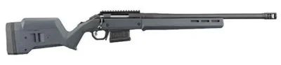 Ruger 26993 American Hunter  308 Win 20″ 5+1 Matte Black Gray Adjustable Magpul