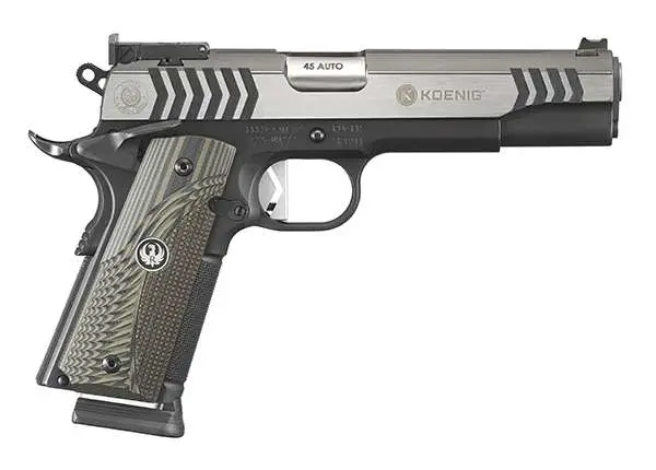 Ruger 6776 SR1911 Competition 45 ACP 5″ 8+1 Black Nitride Black Nitride/Stainles