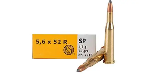 Sellier & Bellot SB5652RA Rifle 5.6mmx52R 70 gr Soft Point (SP) 20 Bx/ 25 Cs Sellier & Bellot SB5652RA Rifle 5.6mmx52R 70 gr Soft Point (SP) 20 Bx/ 25 Cs