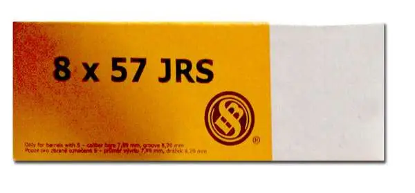 Sellier & Bellot SB857JRSB Rifle 8x57mm JRS 196 gr Hollow Point Capped (HPC) 20 Sellier & Bellot SB857JRSB Rifle 8x57mm JRS 196 gr Hollow Point Capped (HPC) 20