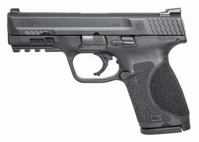 Smith & Wesson 12466 M&P 9 M2.0 Compact *MA Compliant 9mm Luger 4″ 10+1 Black Ar