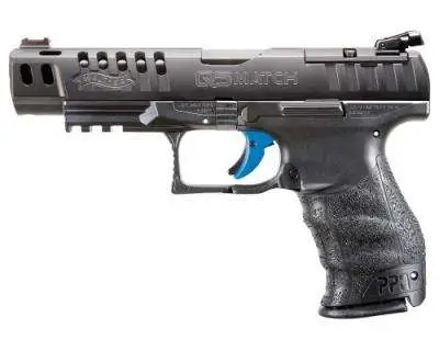 Walther Arms 2846977 PPQ Classic Q5 Match 9mm Luger 5″ 15+1 Black Black Ported B