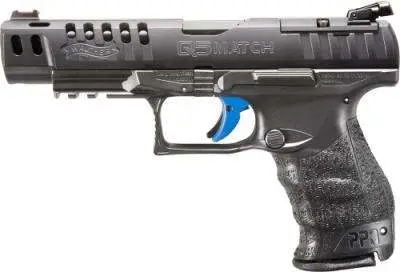 Walther Arms 2849640 PPQ M2 Q5 Match 9mm Luger 5″ 10+1 Black Black Tenifer Slide