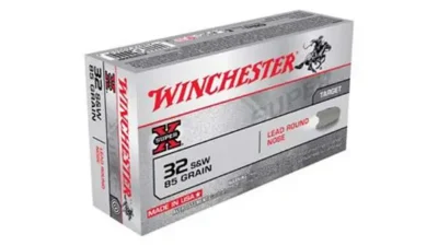 Winchester Ammo X32SWP Super-X  32 S&W 85 gr Lead Round Nose (LRN) 50 Bx/ 10 Cs