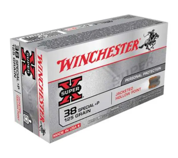 Winchester Ammo X38S7PH Super-X 38 Special +P 125 gr Jacketed Hollow Point (JHP Winchester Ammo X38S7PH Super-X 38 Special +P 125 gr Jacketed Hollow Point (JHP