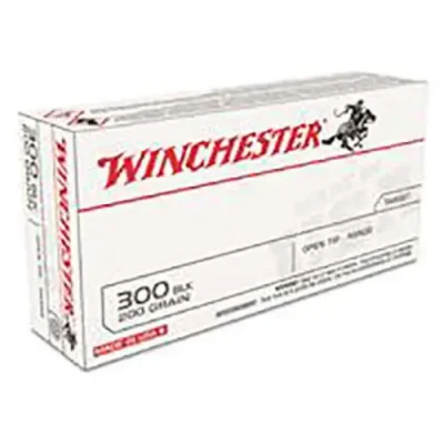 USA WHITE BOX 300 AAC BLACKOUT OPEN TIP RIFLE AMMO USA WHITE BOX 300 AAC BLACKOUT 200GR OPEN TIP 20/BOX