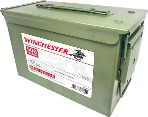 Winchester Ammo USA45AC USA 45 ACP 230 gr Full Metal Jacket (FMJ) 500 Bx/ 1 Cs Winchester Ammo USA45AC USA 45 ACP 230 gr Full Metal Jacket (FMJ) 500 Bx/ 1 Cs