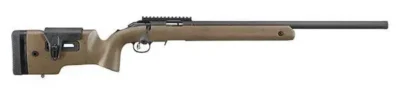 Ruger 8378 American Rimfire Long Range Target 22 LR 10+1 22″ Brown w/Black Speck