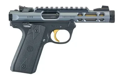 Ruger 43934 Mark IV 22/45 Lite 22 LR 4.40″ 10+1 Black Diamond Gray Anodized Alum