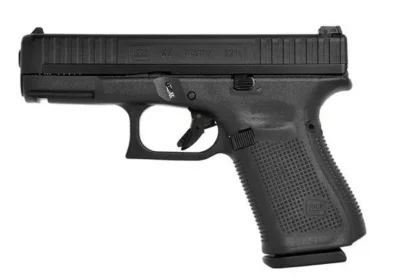 Glock UA4450101 G44 Gen5 Compact 22 LR 10+1 4.02″ Black GMB Barrel, Matte Black Serrated Slide, Black Polymer Frame w/Picatinny Rail, Black Textured w/Interchangeable Backstrap Grip, Ambidextrous