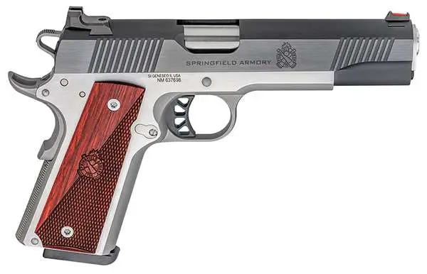 Springfield Armory PX9120L 1911 Ronnin 45 ACP 5″ 8+1 Stainless Steel Crossed Can Springfield Armory PX9120L 1911 Ronnin 45 ACP 5″ 8+1 Stainless Steel Crossed Can