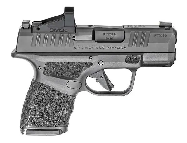 Springfield Armory HC9319BOSPSMSC Hellcat Micro-Compact OSP 9mm Luger 13+1/11+1 3″ Melonite Barrel, Black Polymer Frame w/Picatinny Acc. Rail & Adaptive Grip Texture, Optic Ready Slide, Includes Shield SMSc Red Dot Springfield Armory HC9319BOSPSMSC Hellcat Micro-Compact OSP 9mm Luger 13+1/11+1 3″ Melonite Barrel, Black Polymer Frame w/Picatinny Acc. Rail & Adaptive Grip Texture, Optic Ready Slide, Includes Shield SMSc Red Dot