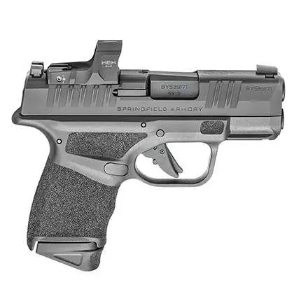 Springfield Armory HC9319BOSPWASP Hellcat Micro-Compact OSP 9mm Luger 3″ 13+1, 11+1 Black Frame Black Melonite Steel with Top Serrations & Optic Cuts Slide Adaptive Textured Black Polymer Grip Includes Hex Wasp Red Dot Springfield Armory HC9319BOSPWASP Hellcat Micro-Compact OSP 9mm Luger 3″ 13+1, 11+1 Black Frame Black Melonite Steel with Top Serrations & Optic Cuts Slide Adaptive Textured Black Polymer Grip Includes Hex Wasp Red Dot