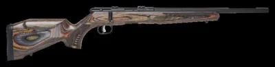 Savage 70549 B22  22 WMR 10+1 18″ Matte Forest Green Sporter Stock, Matte Black,