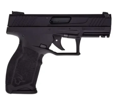 Taurus 1TX2224110 TX22  22 LR 4.10″ TB 10+1 Black Anodized Aluminum Slide Ergono