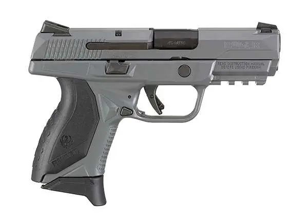 Ruger 8649 American 45 ACP 3.75″ 7+1 Gray Cerakote Black Wraparound Ergonomic G Ruger 8649 American 45 ACP 3.75″ 7+1 Gray Cerakote Black Wraparound Ergonomic G