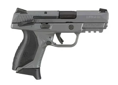 Ruger 8650 American  45 ACP 3.75″ 7+1 MS Gray Cerakote Black Wraparound Ergonomi