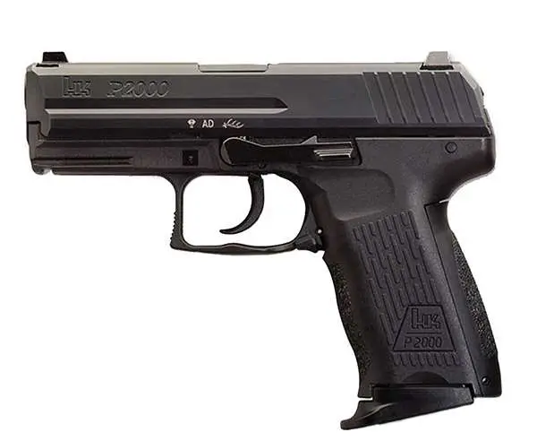 HK 81000052 P2000 V3 SA/DA 40 S&W 3.66″ 10+1 Black Black Interchangeable Backstrap HK 81000052 P2000 V3 SA/DA 40 S&W 3.66″ 10+1 Black Black Interchangeable Backstrap