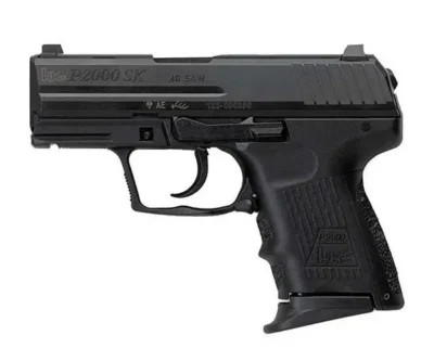 HK 704303A5 P2000SK V3 40 S&W 3.26″ 9+1 Black Interchangeable Back