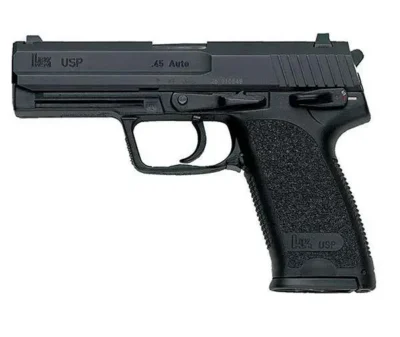HK 81000312 USP9 Standard V7 9mm Luger 4.25″ 15+1 Black Black Polymer