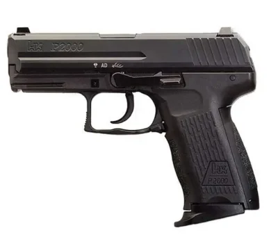HK M704203A5 P2000 V3 40 S&W 3.66″ 12+1 Black, Black Interchangeable Backstrap G