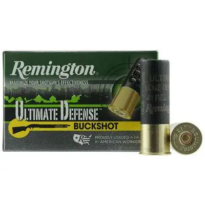 Remington Ammunition 12HB4HD Ultimate Defense 12 Gauge 3″ 41 Pellets 4 Buck Sho Remington Ammunition 12HB4HD Ultimate Defense 12 Gauge 3″ 41 Pellets 4 Buck Sho