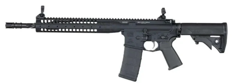 LWRC Individual Carbine SPR 223 Rem,5.56 NATO 14.70″ 30+1 Black Anodized Adjusta