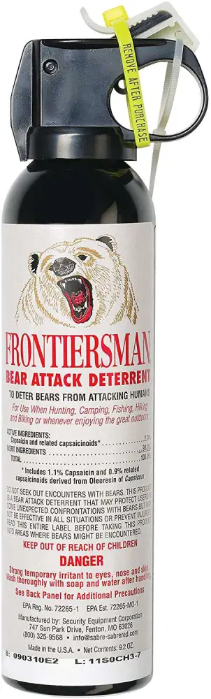 SEC FBAD10 9.2OZ BEAR SPRAY W/3-N-1 HOLSTER