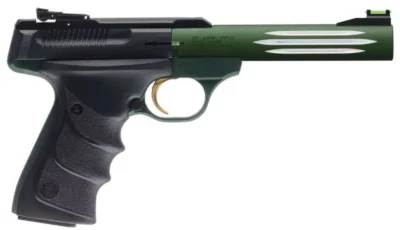 Browning 051459490 Buck Mark Lite *CA Compliant 22 LR 5.50″ 10+1 Green Black Alu