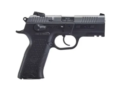 Sar USA CM9ST CM9  9mm Luger 3.80″ 17+1 Black Stainless Steel Black Interchangea