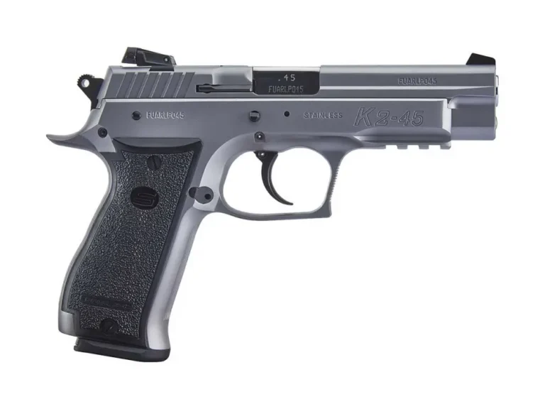 Sar USA K245ST K2 45 ACP 4.70″ 14+1 Stainless Steel Black Polymer Grip Sar USA K245ST K2 45 ACP 4.70″ 14+1 Stainless Steel Black Polymer Grip