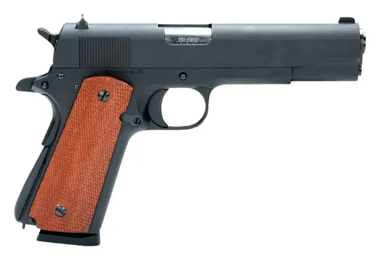 ATI ATIGFX45MIL FX45 1911 45 ACP 5″ 8+1 Blued Mahogany Grip ATI ATIGFX45MIL FX45 1911 45 ACP 5″ 8+1 Blued Mahogany Grip
