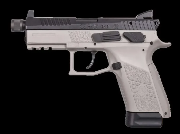 CZ 91288 P-07  9mm Luger 4.50″ 15+1 Gray Gray Polymer Grip Night Sights