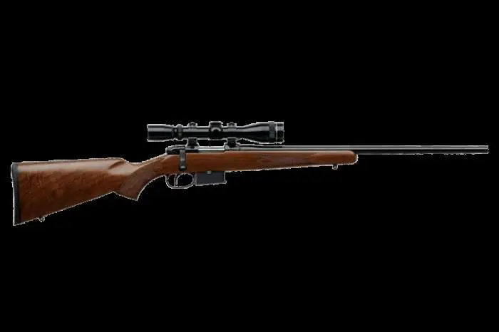 CZ 03020 CZ 527 American 22 Hornet 5+1 21.90″ Blued Turkish Walnut Fixed America