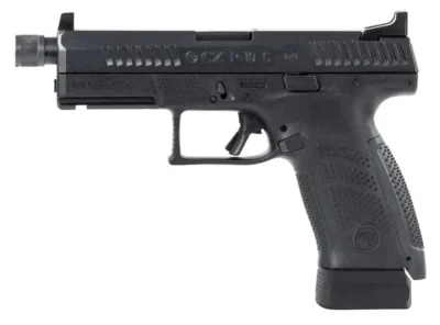 CZ 91533 P-10 C Suppressor Ready 9mm Luger 4.61″ 17+1 Black Polymer Grip Reversi