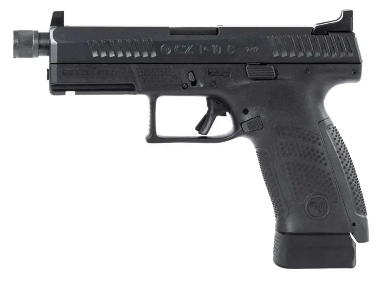 CZ 91533 P-10 C Suppressor Ready 9mm Luger 4.61″ 17+1 Black Polymer Grip Reversi