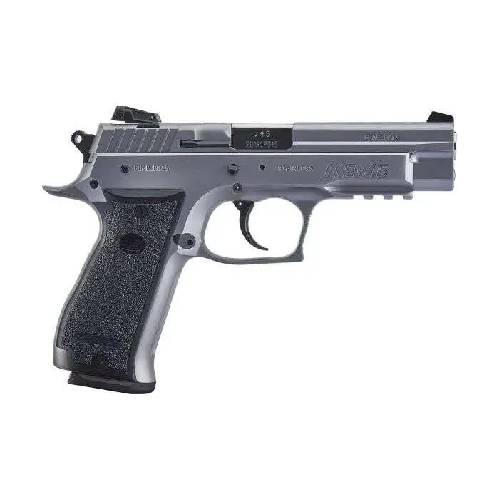 Sar USA K245ST10 K2 45 ACP 4.70″ 10+1 Stainless Steel Black Polymer Grip Sar USA K245ST10 K2 45 ACP 4.70″ 10+1 Stainless Steel Black Polymer Grip