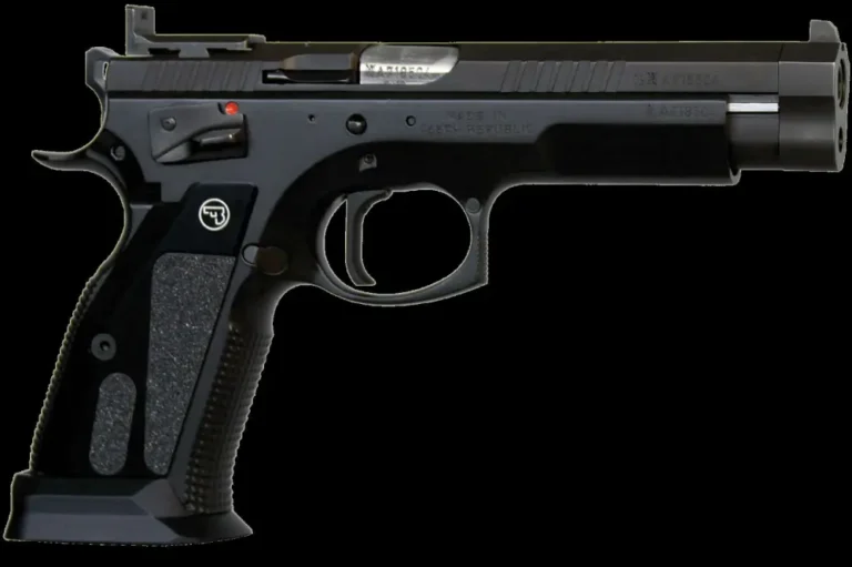CZ 91174 CZ 75 TS Czechmate 9mm Luger 5.23″ 20+1 & 26+1 Black Aluminum