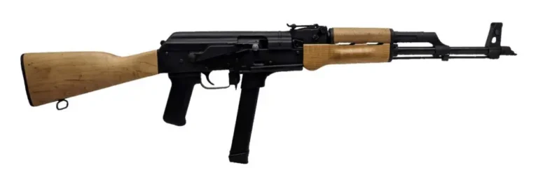 WASR-M 9mm 17.5″ Blk Prk Glock mag 33r WASR-M 9mm 17.5″ Blk Prk Glock mag 33r