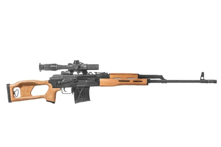 Century RI3324N PSL-54 7.62x54mmR 10+1 24.50″ Brown Fixed Thumbhole Stock Black