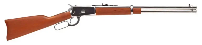 Rossi 923572093 R92 Carbine 38 Special +P or 357 Mag Caliber with 10+1 Capacity, 20″ Round Barrel, Stainless Steel Metal Finish & Hardwood Stock Right Hand (Full Size) Rossi 923572093 R92 Carbine 38 Special +P or 357 Mag Caliber with 10+1 Capacity, 20″ Round Barrel, Stainless Steel Metal Finish & Hardwood Stock Right Hand (Full Size)