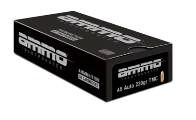 Ammo Inc 45230TMCA50 Signature Self Defense 45 ACP 230 gr Total Metal Case (TMC) 50 Per Box/ 20 Cs