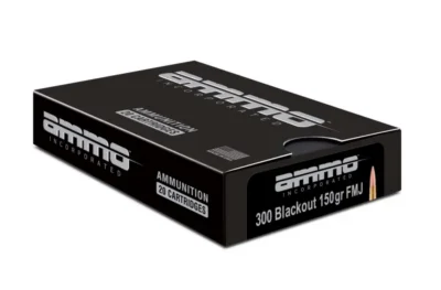 Ammo Inc 300B150FMJA20 Signature 300 Blackout 150 gr Full Metal Jacket (FMJ) 20 Per Box/25 Cs