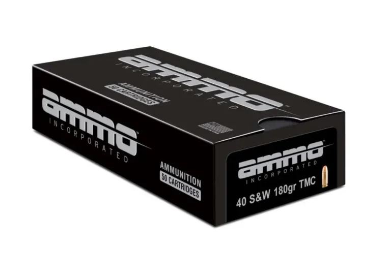 Ammo Inc 40180TMCA50 Signature 40 S&W 180 gr Total Metal Case (TMC) 50 Per Box/20 Cs