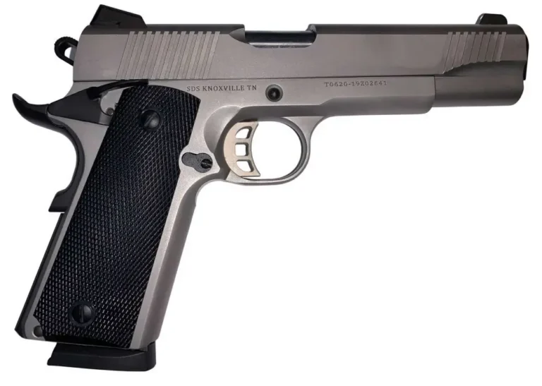 SDS Imports 1911DSS45 1911-S 45 ACP 5″ 8+1 Stainless Steel Black Polymer Grip SDS Imports 1911DSS45 1911-S 45 ACP 5″ 8+1 Stainless Steel Black Polymer Grip