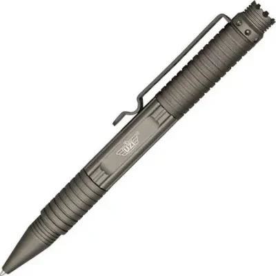 Uzi Accessories UZITACPEN1GM Tactical Pen Defender Tactical Pen Defender Gun Met
